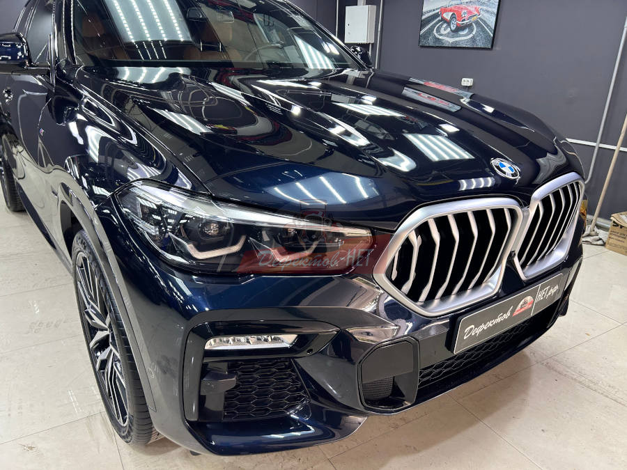 Нанесение керамического покрытия Ceramic Pro 9H на BMW X6