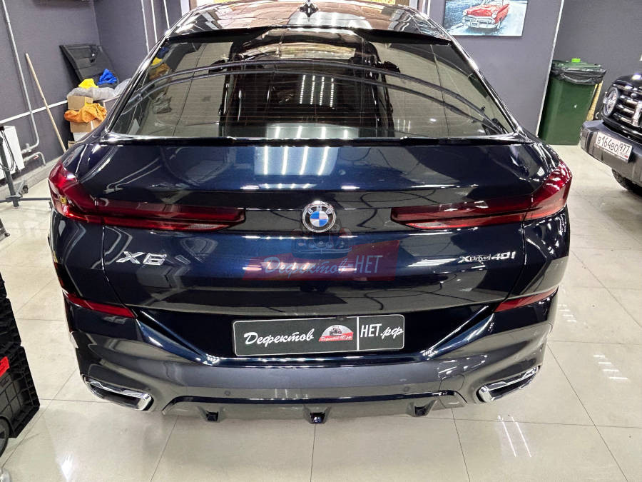 Проведение нанесения керамического покрытия Ceramic Pro на BMW X6