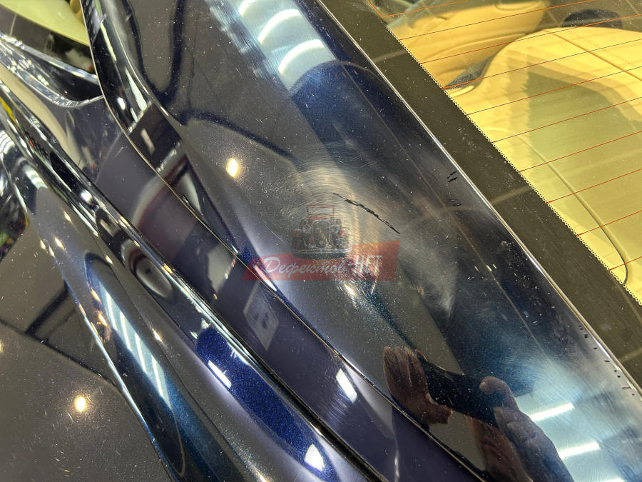 полировка крыла автомобиля