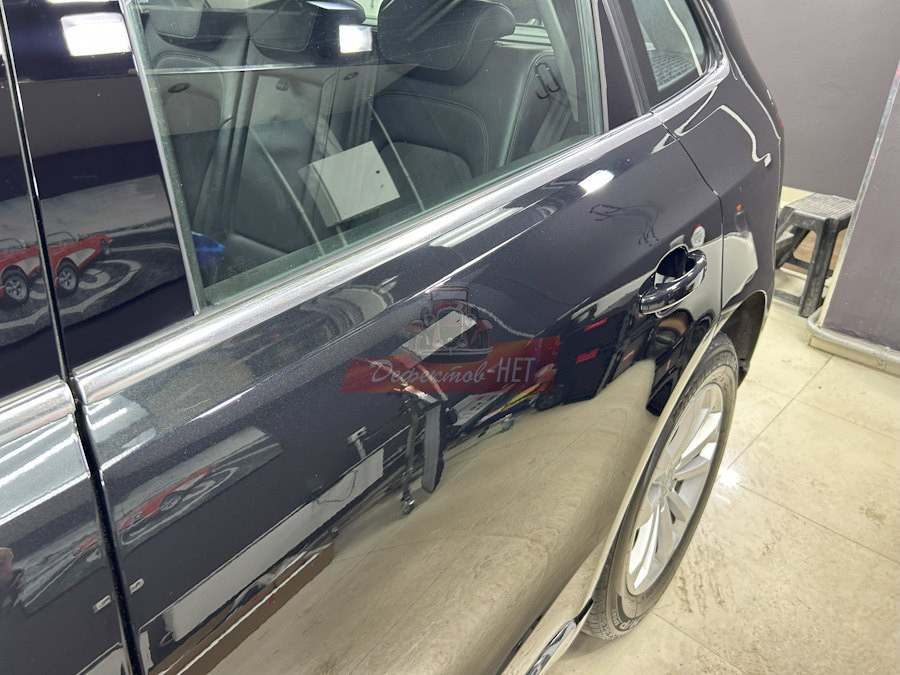 ауди после обработки керамикой в дефектов-нет