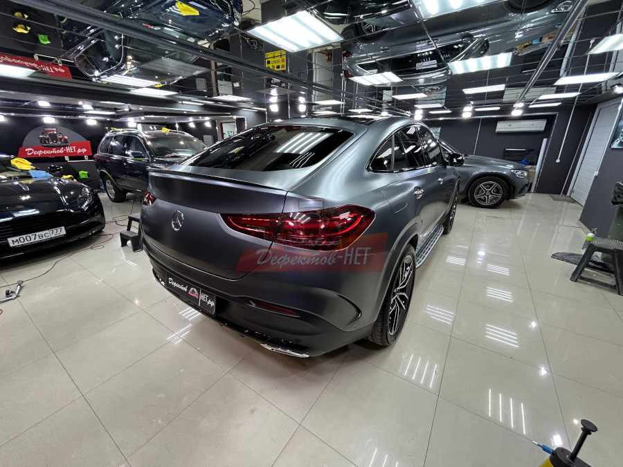 Внешний вид Mercedes GLE после защиты пленкой