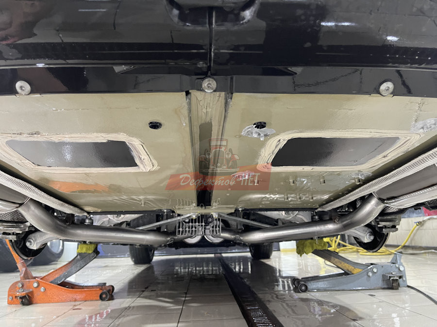 детейлинг мойка днища авто с подъемником