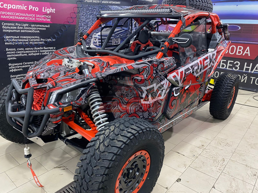 Внешний вид багги после оклейки виниловой пленкой