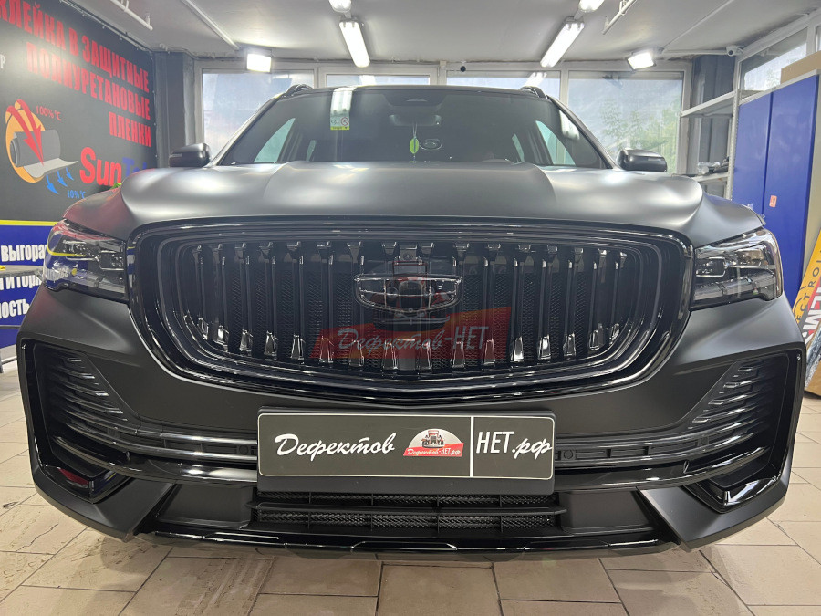 Внешний вид кузова Jeely Manjaro после проведения оклейки пленкой