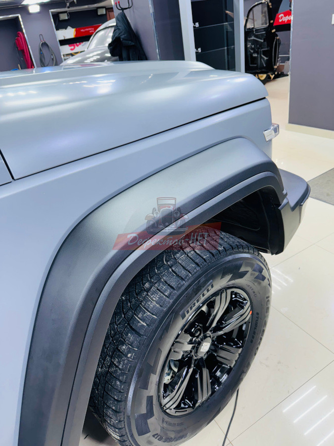 Внешний вид кузова авто после оклейки пленкой