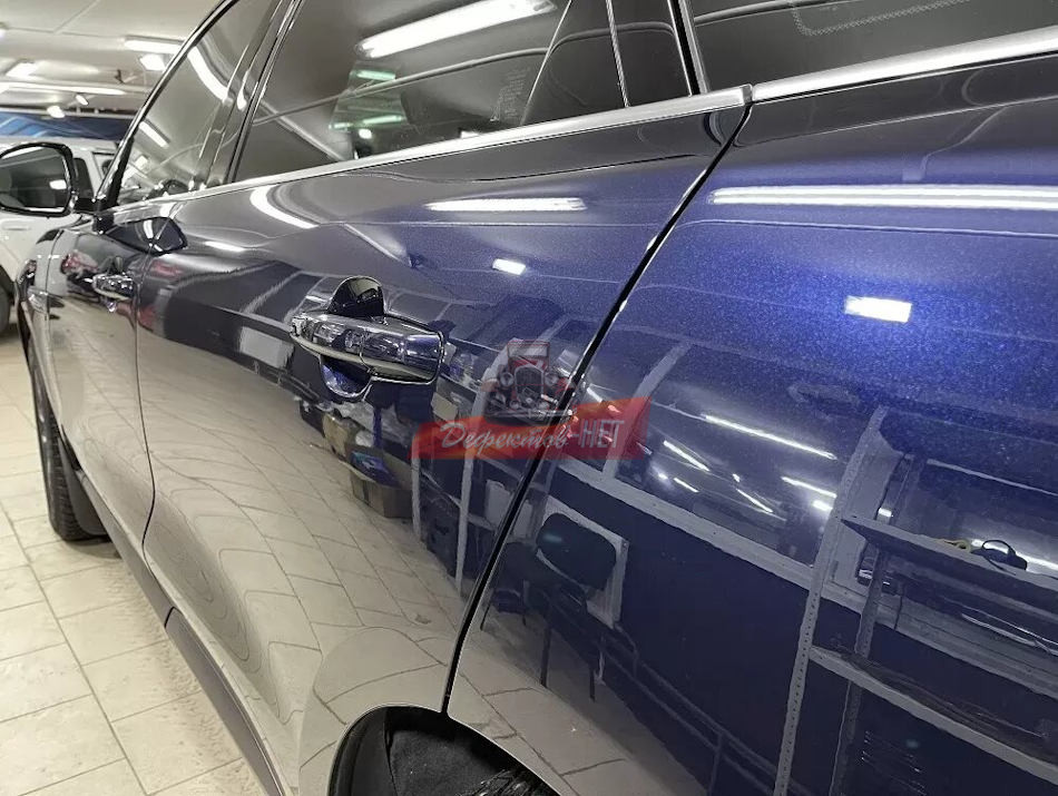 полировка бочины авто