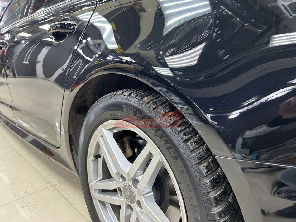 Удаление глубоких царапин на авто