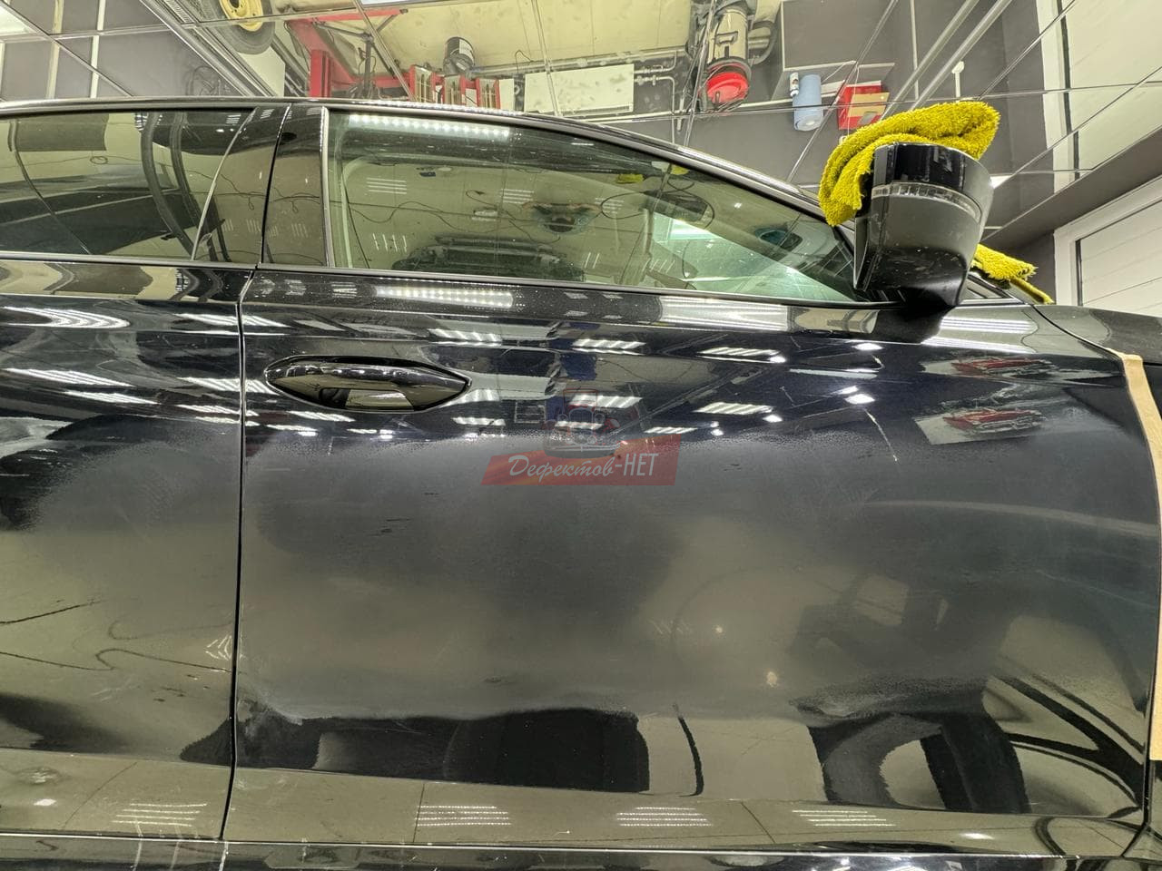 Ремонт царапины на двери