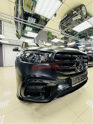 Нанесение антихрома на Mercedes