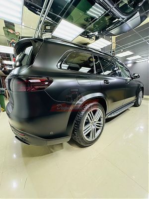 Внешний вид после нанесения антихрома на автомобиль Mercedes