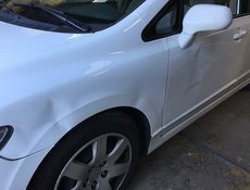 Удаление вмятин на крыле и двери